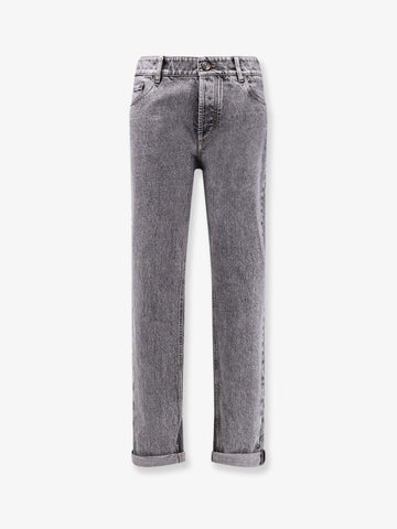 Grey denim trousers