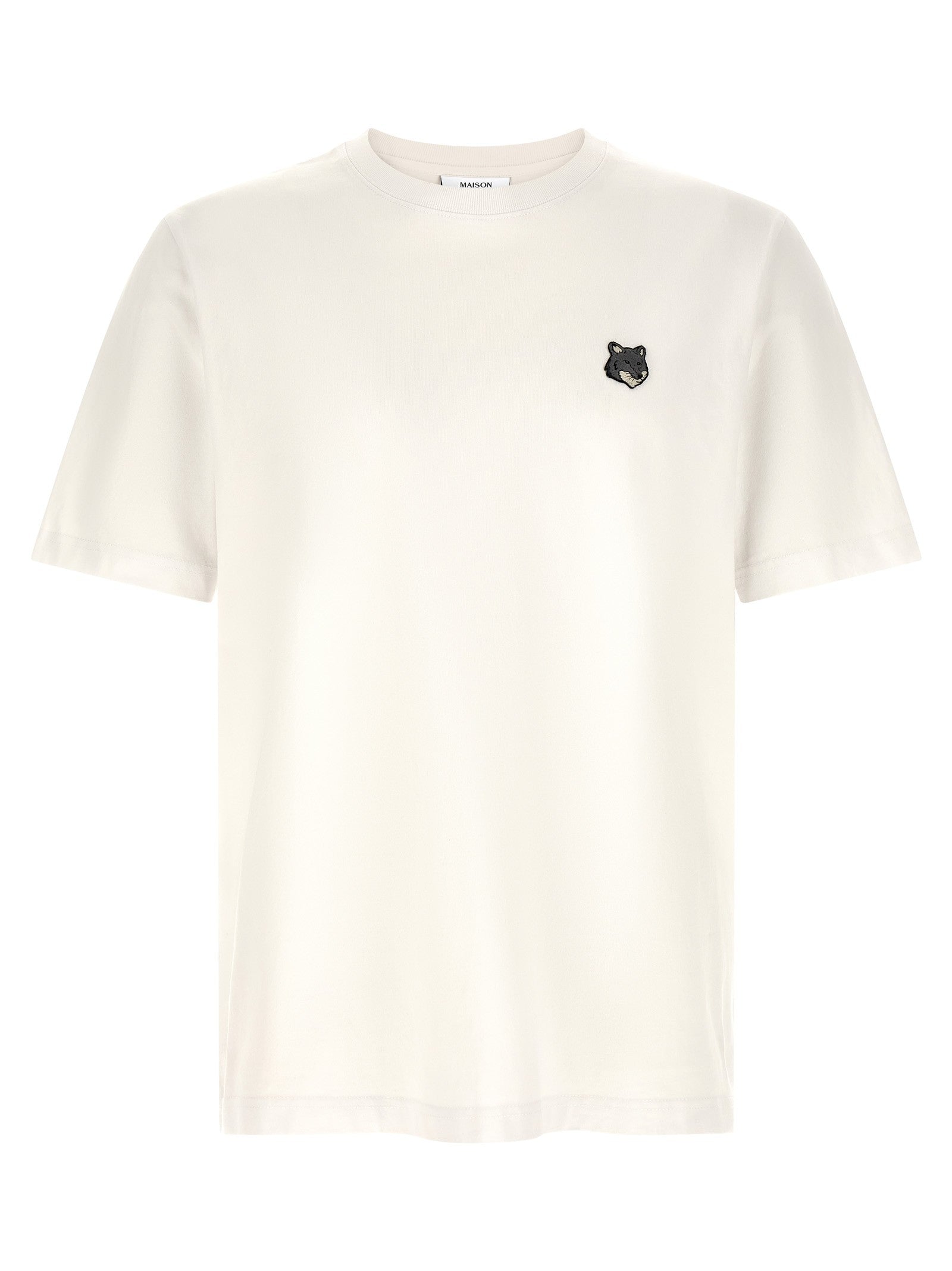 Maison Kitsune - 'Grey Fox Head' T-shirt grey-fox-head-t-shirt