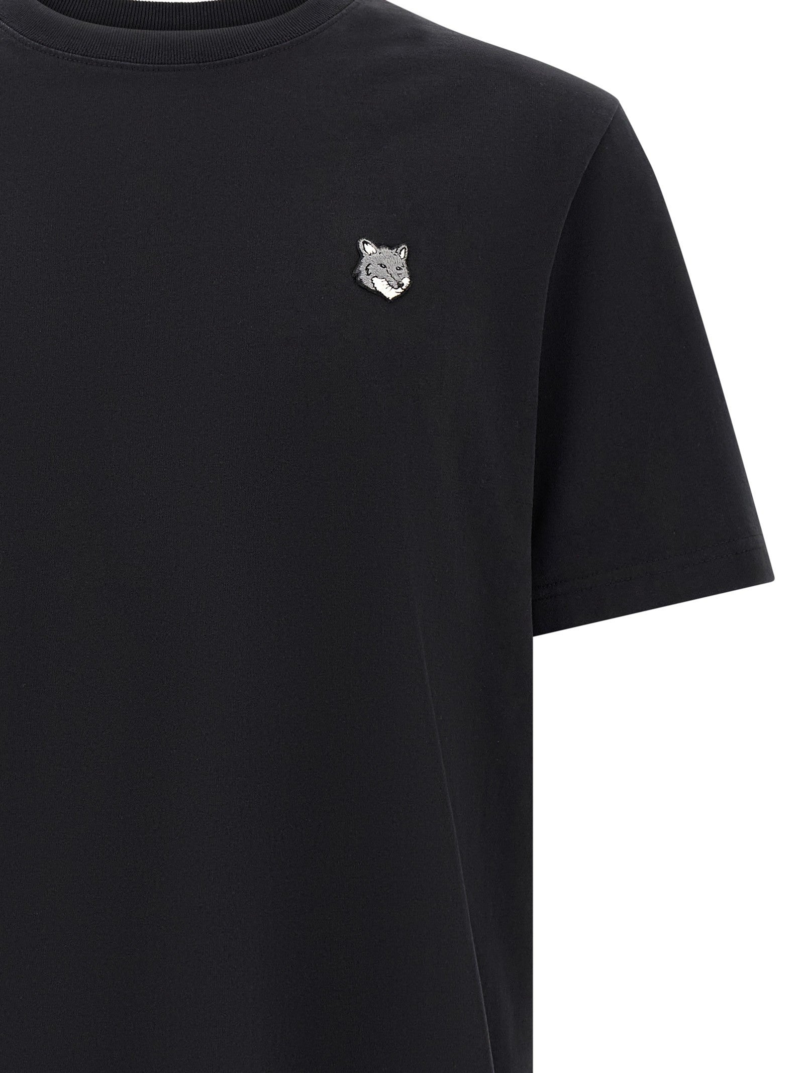Maison Kitsune - 'Grey Fox Head' T-shirt grey-fox-head-t-shirt_02030f02-9a29-4743-a7dd-ab76b9a5fa3d
