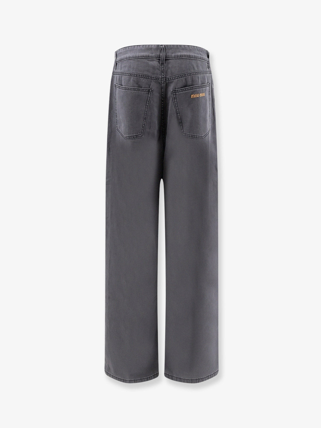 Miu Miu - Grey Light Denim trousers grey-light-denim-trousers_095fedc3-c241-42df-96ea-748da3016af6