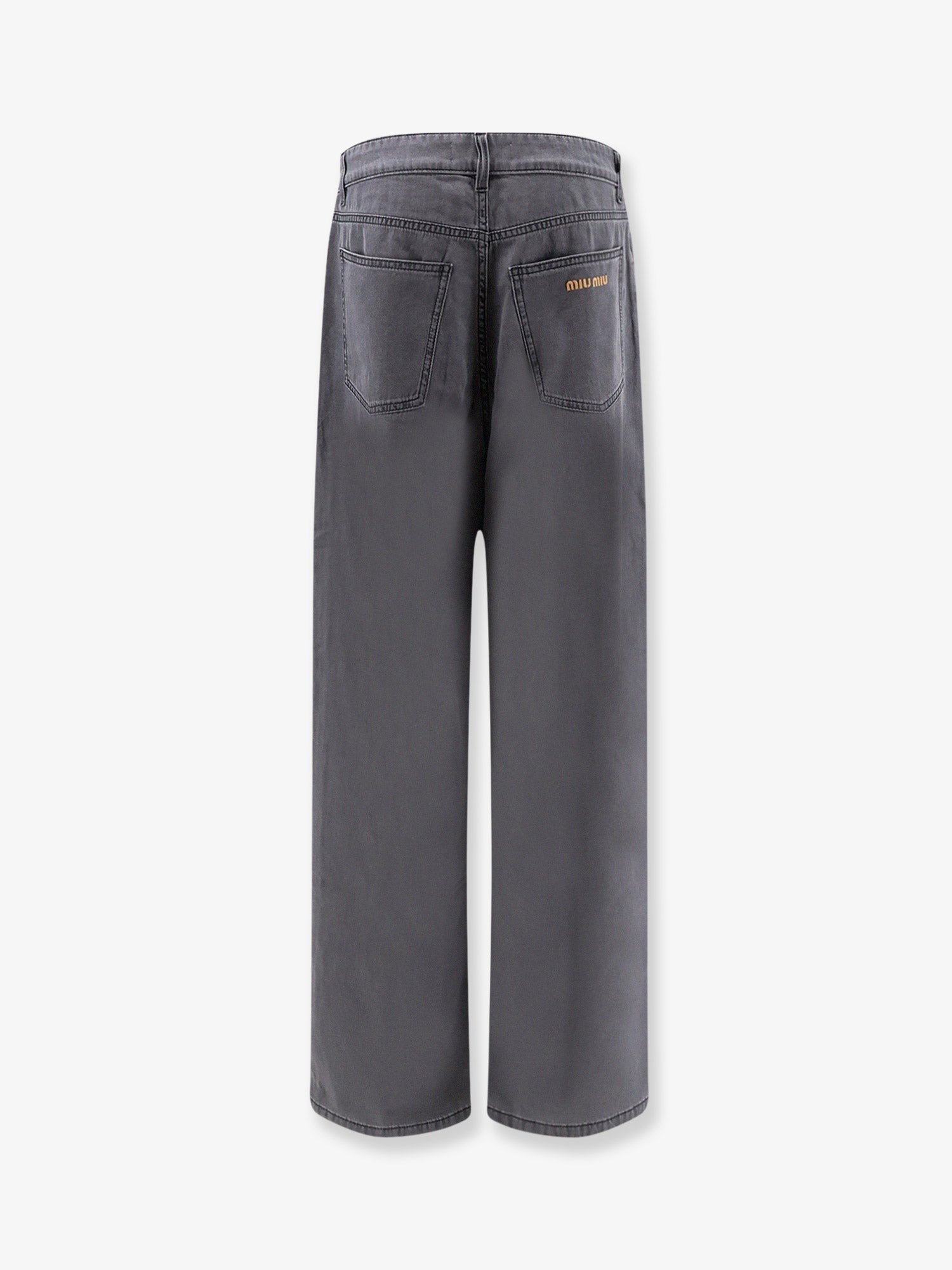 Miu Miu Miu Miu - Grey Light Denim trousers
