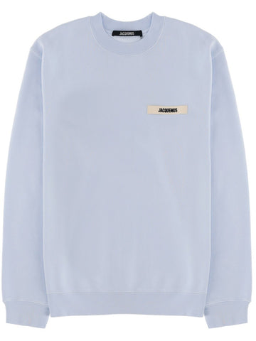 JACQUEMUS - GROSGRAIN LOGO SWEATSHIRT grosgrain-logo-sweatshirt_86798734-3187-4e39-a430-2a2d597ad71d