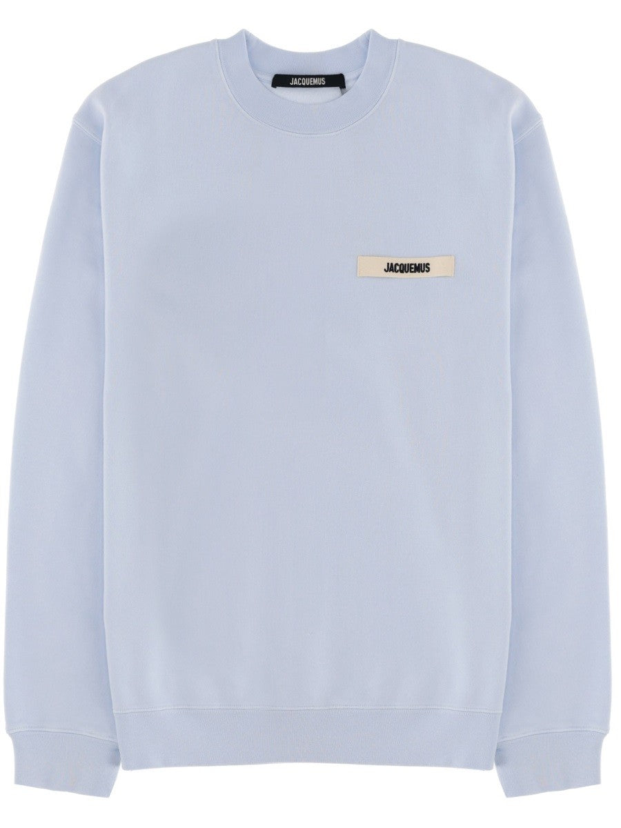 JACQUEMUS - GROSGRAIN LOGO SWEATSHIRT grosgrain-logo-sweatshirt_86798734-3187-4e39-a430-2a2d597ad71d