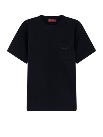 Gucci Piqué cotton t-shirt with embroidery