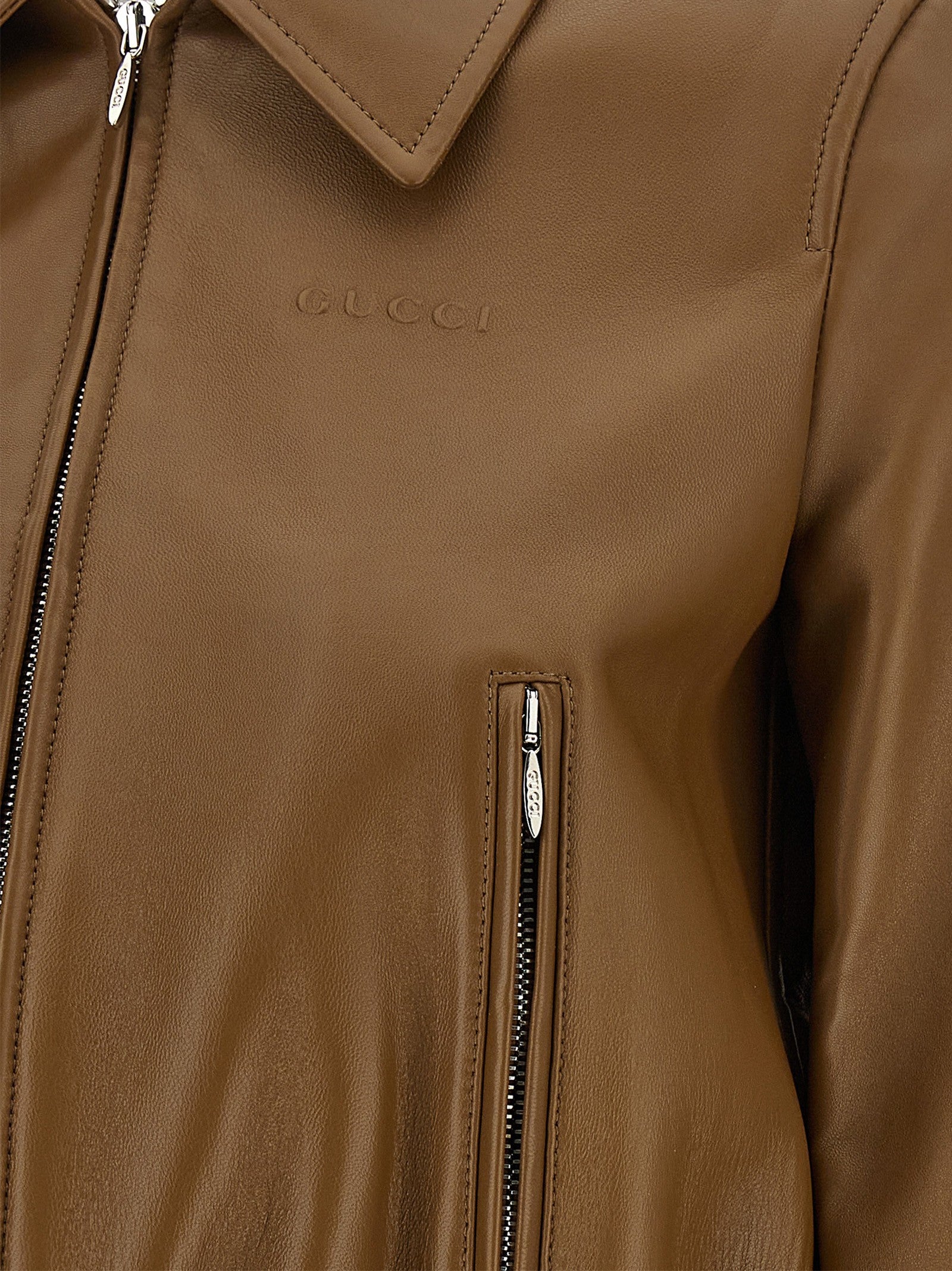 Gucci - 'Gucci' cropped jacket