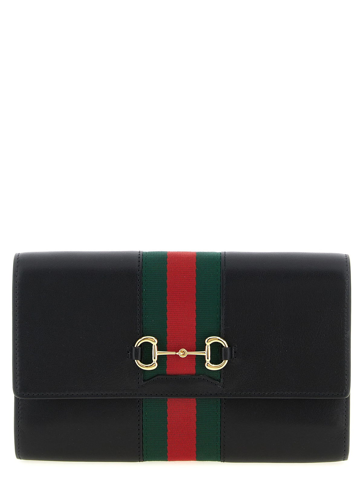 Gucci - 'Gucci Horsebit Web' wallet on chain