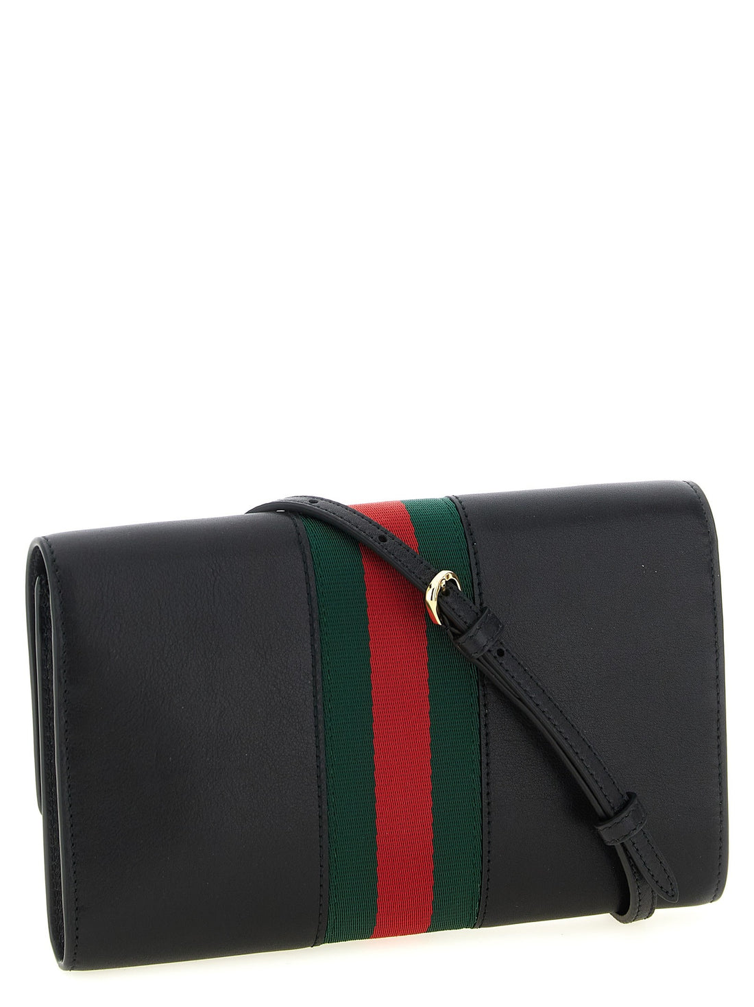 Gucci - 'Gucci Horsebit Web' wallet on chain