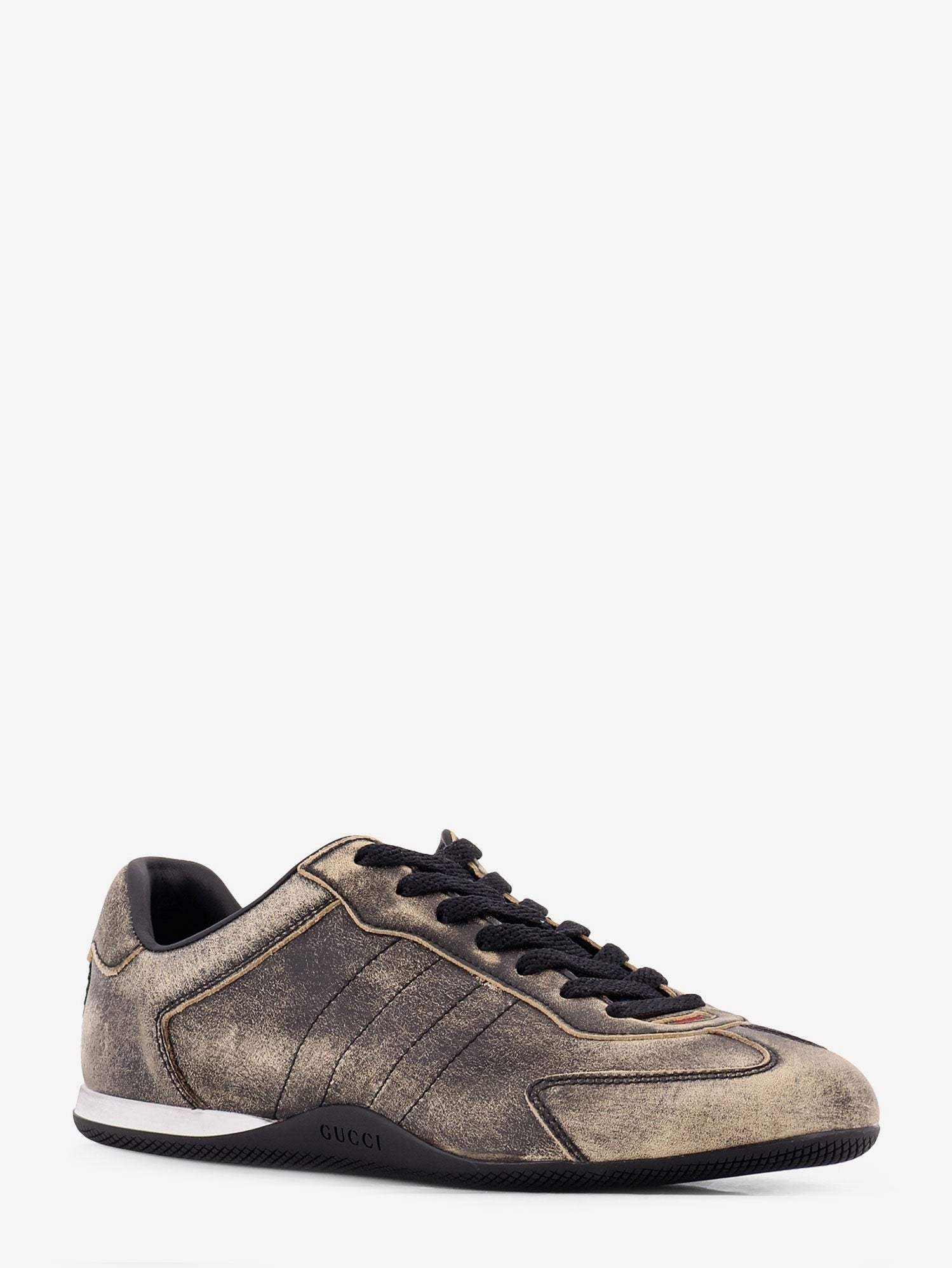 Gucci Shift délavé leather sneakers