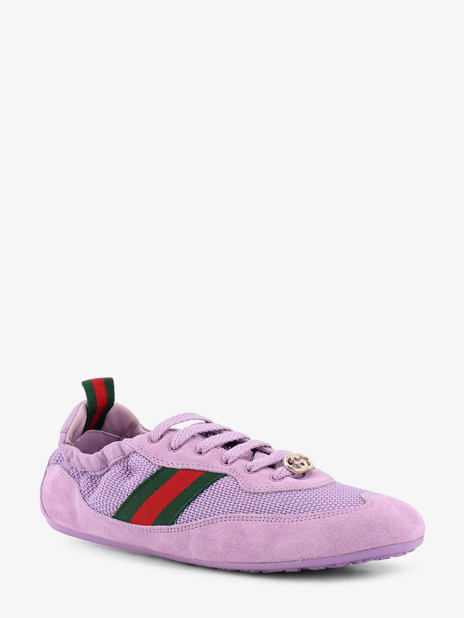 Gucci Shift mesh and suede sneakers