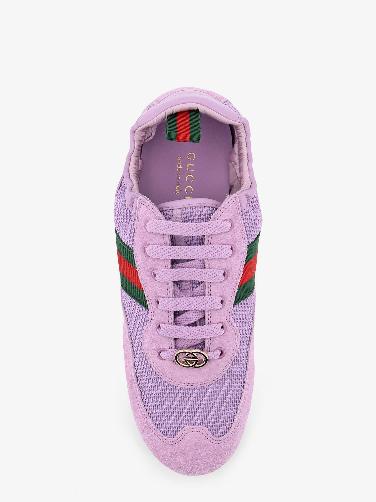 Gucci Shift mesh and suede sneakers