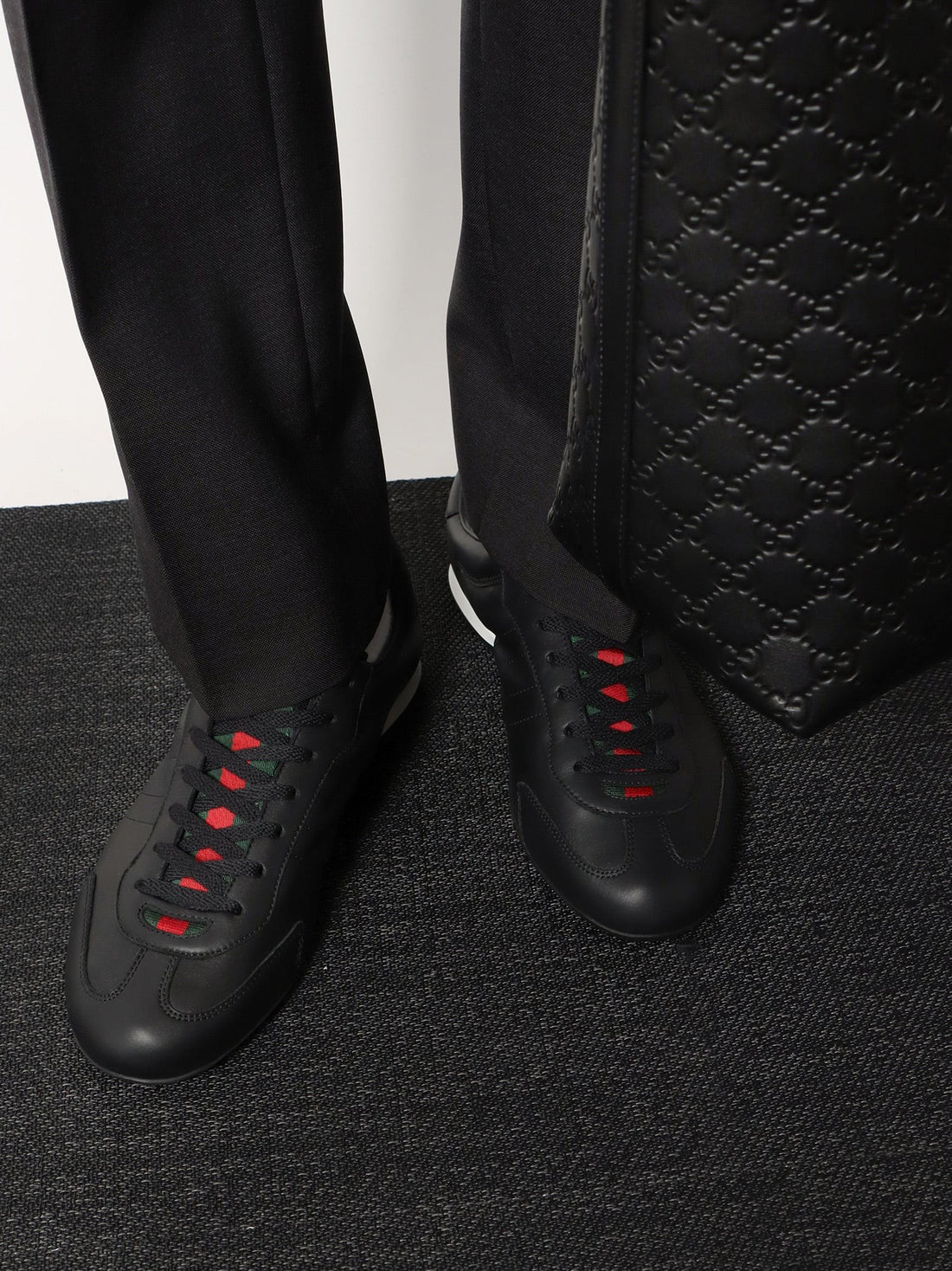 Guci Shift leather sneakers