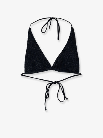 MC2 SAINT BARTH MC2 SAINT BARTH - Guiana Crinkle Lurex Bikini Top