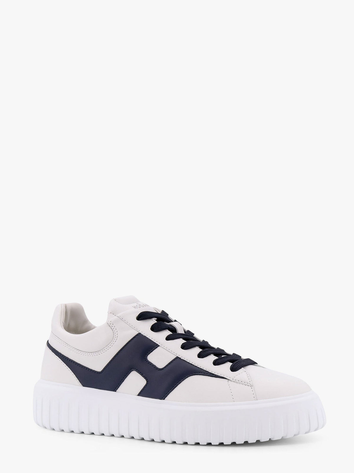 Hogan - H-Stripes leather sneakers with side logo h-stripes-leather-sneakers-with-side-logo_438bc53b-5389-4327-bc4f-d034a2104532