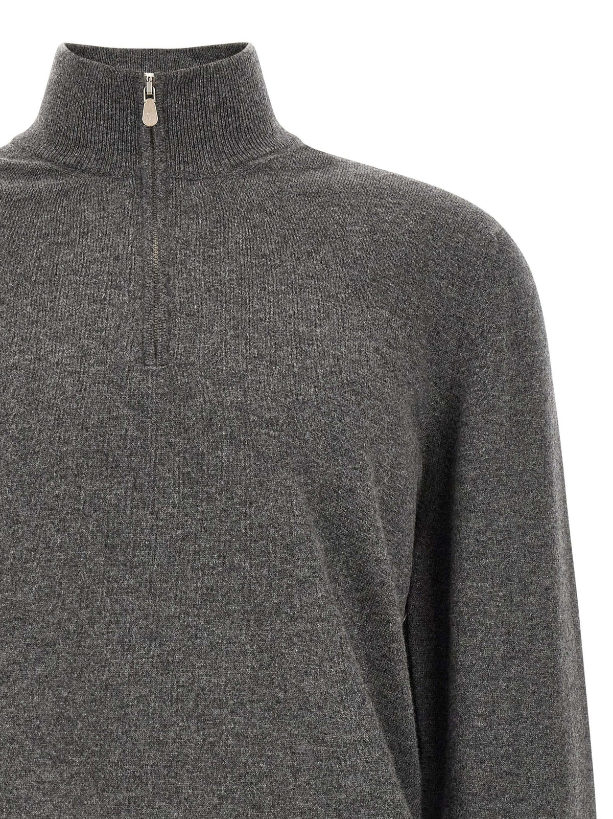 Brunello Cucinelli - Half-zip cashmere sweater