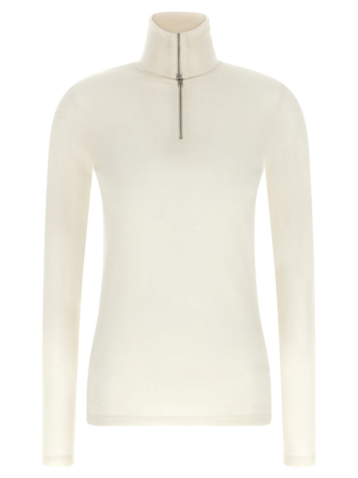 JIL SANDER - Half-zip sweater White