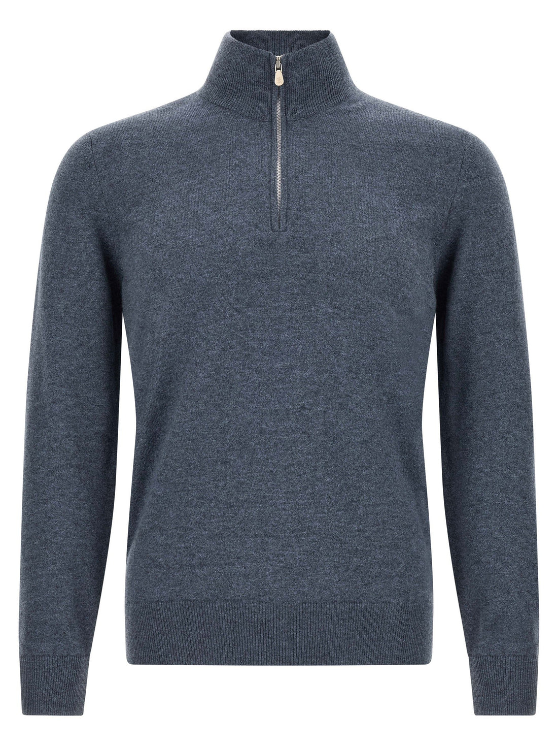 Brunello Cucinelli - Half-zip sweater Blue
