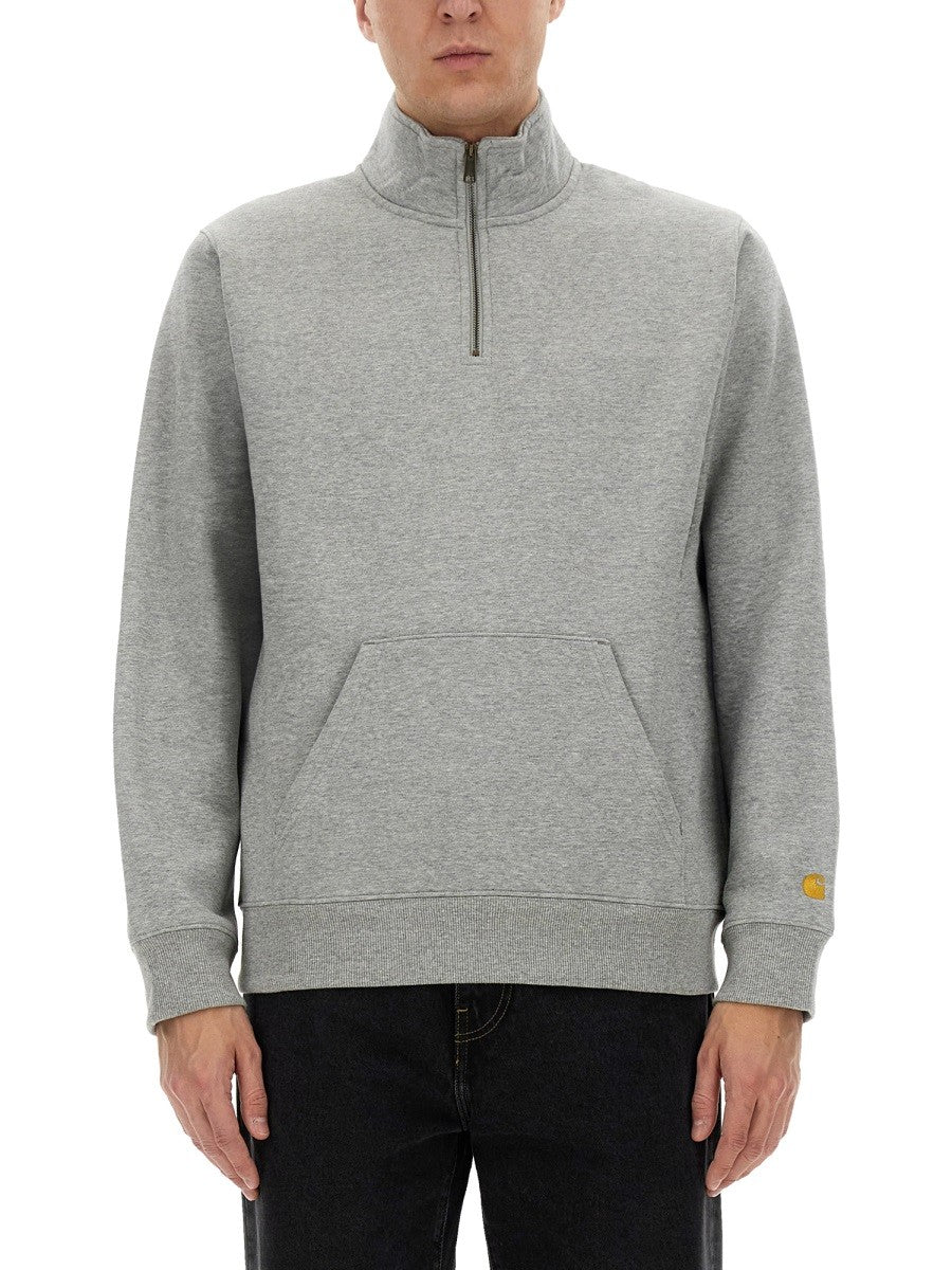 HALF ZIPPER SWEATSHIRT