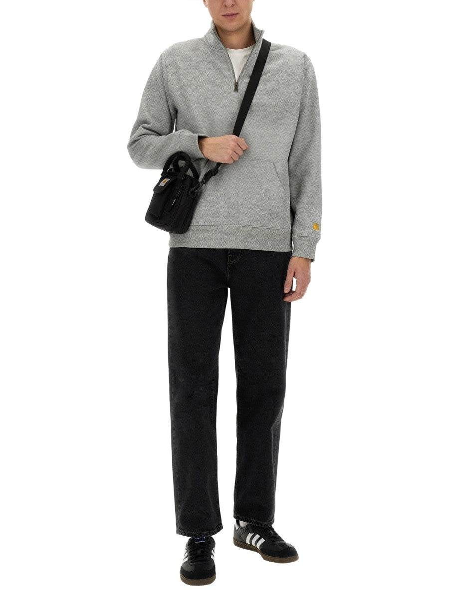 HALF ZIPPER SWEATSHIRT