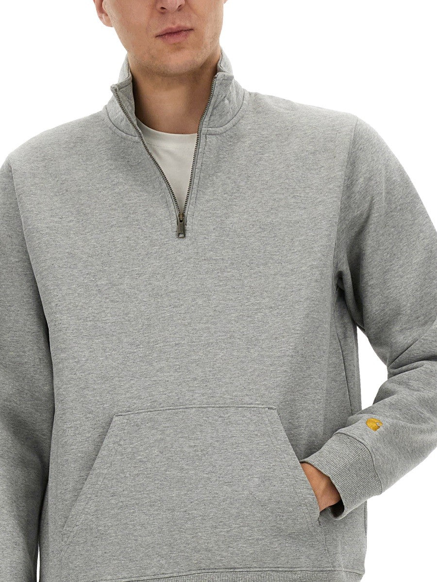 HALF ZIPPER SWEATSHIRT
