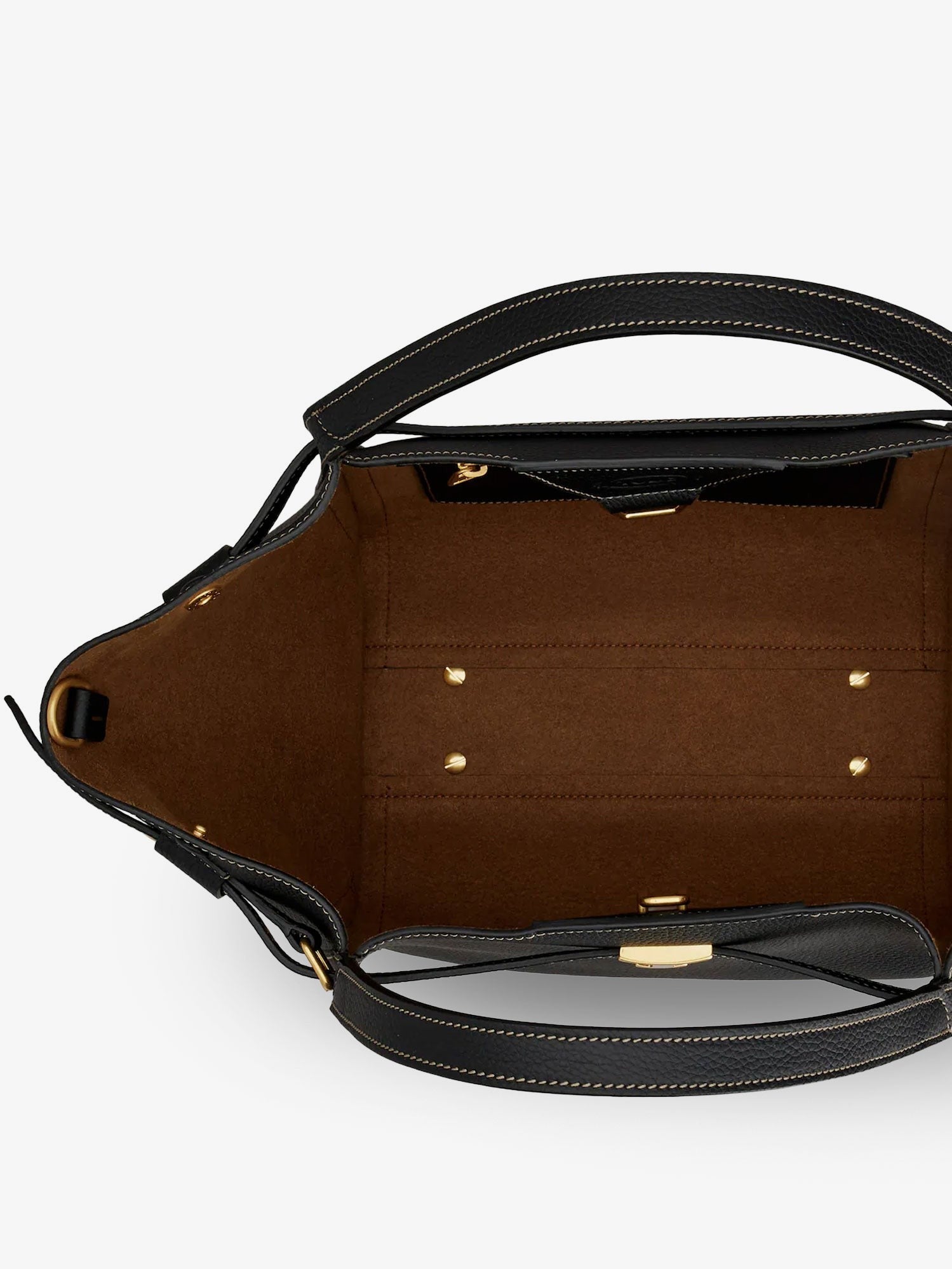 TOD'S TOD'S - Hammered laeather tote bag