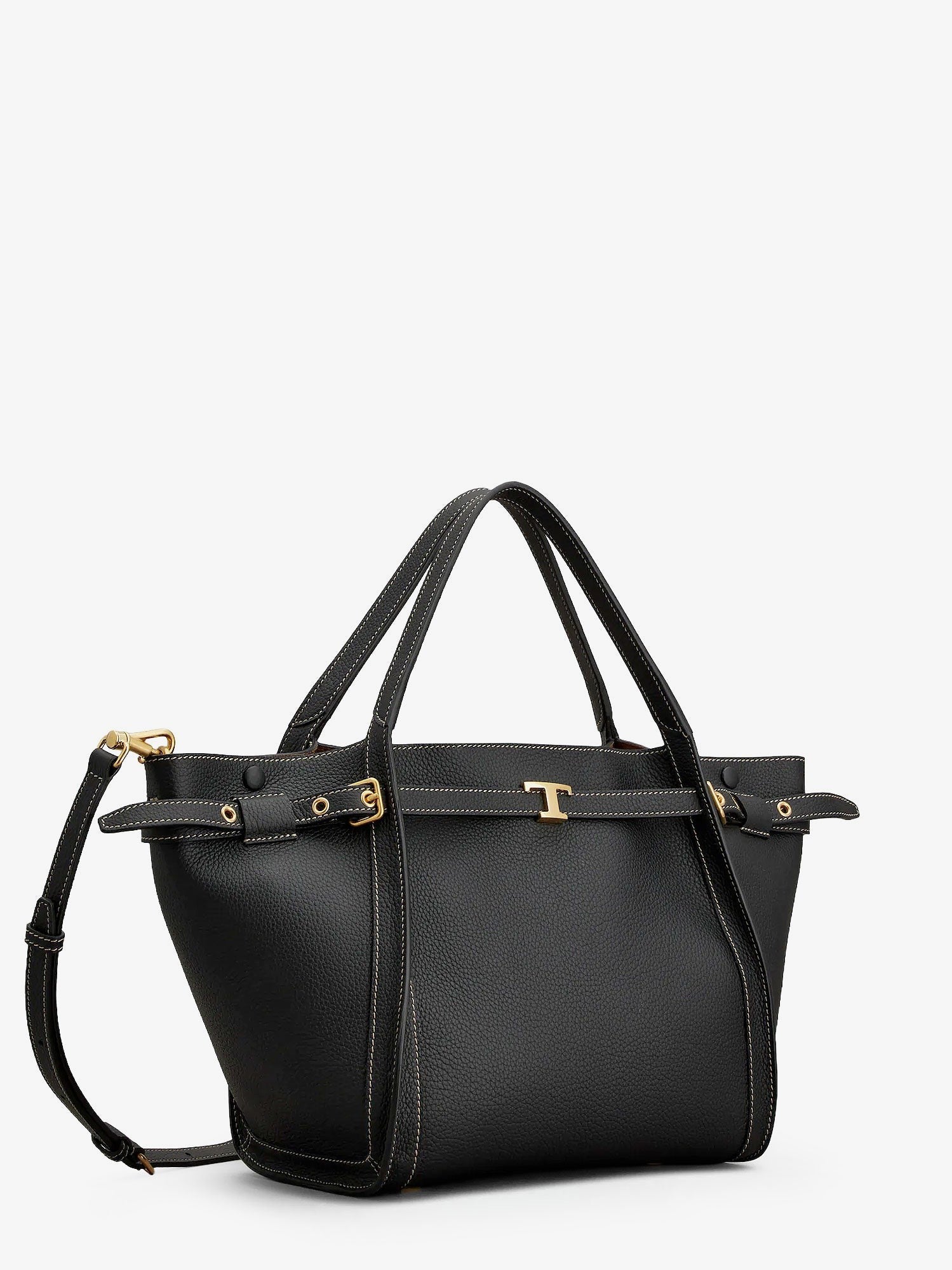 TOD'S TOD'S - Hammered laeather tote bag