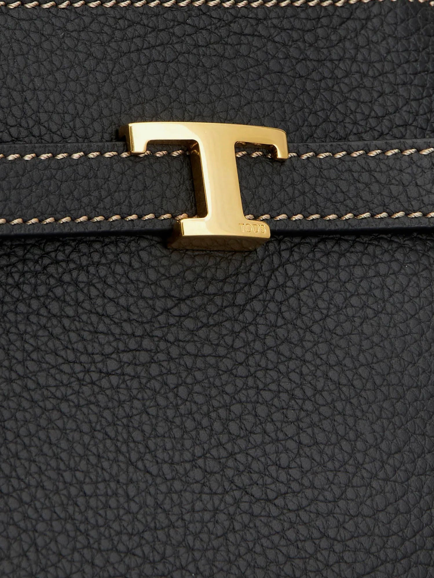 TOD'S TOD'S - Hammered laeather tote bag