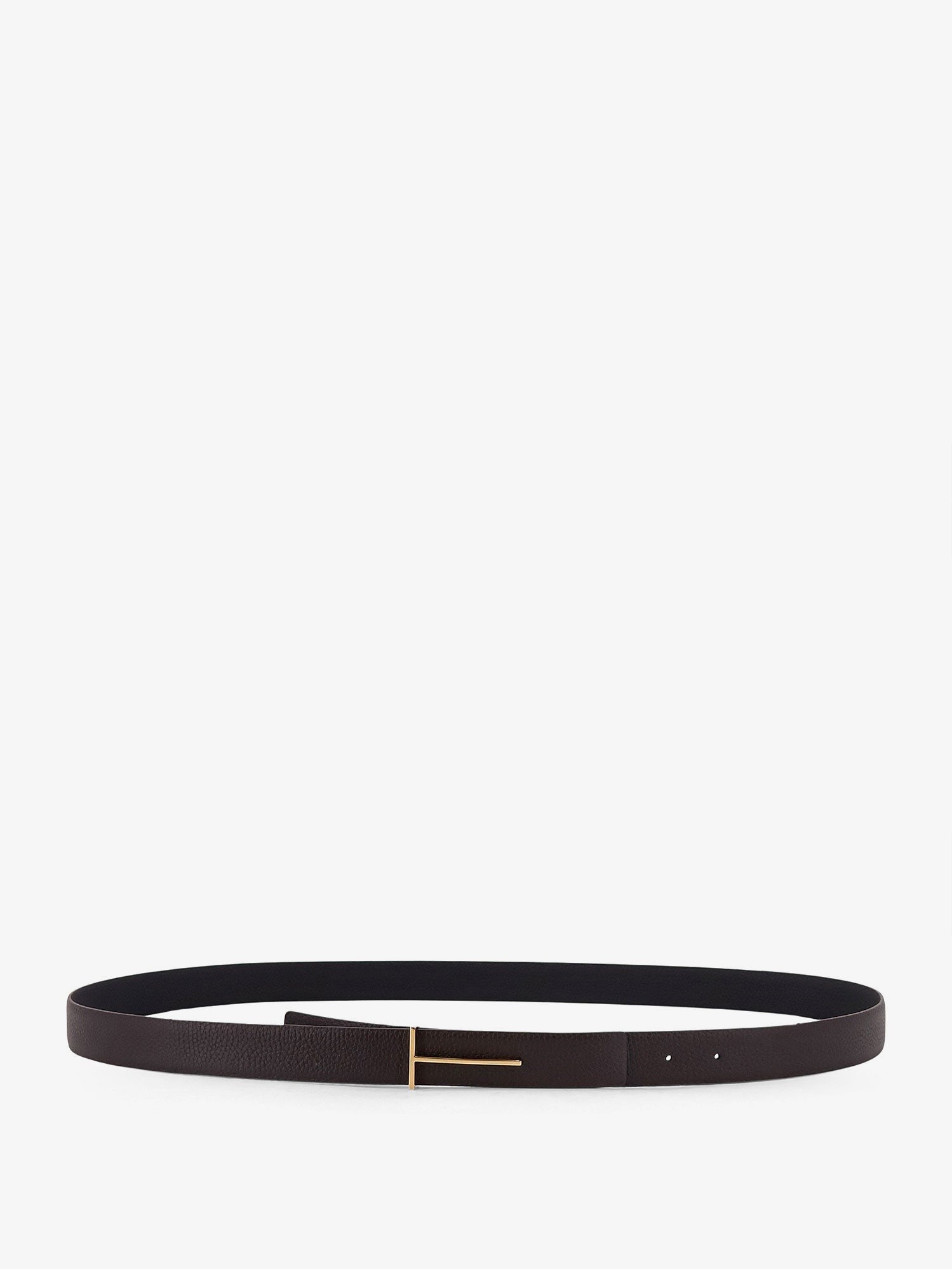 TOM FORD - Hammered leather belt