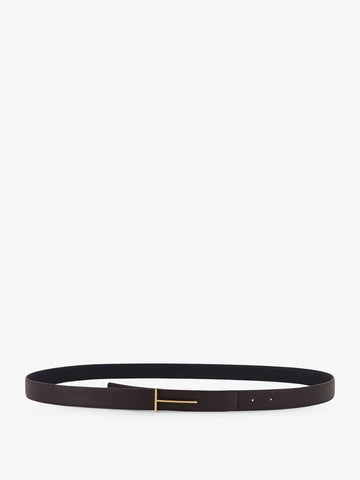 TOM FORD - Hammered leather belt