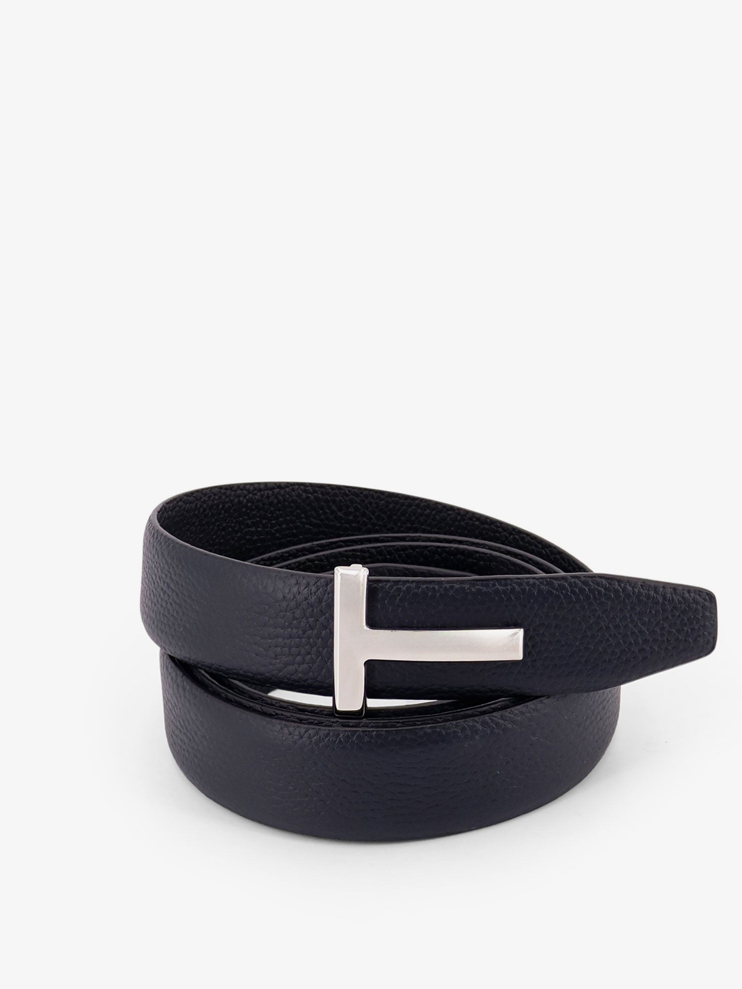 TOM FORD Hammered leather belt