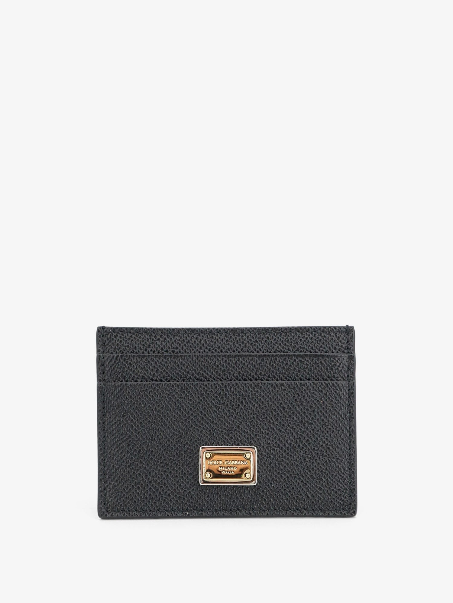 Dolce & Gabbana Hammered leather card holder
