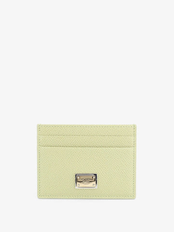 Dolce & Gabbana Hammered leather card holder