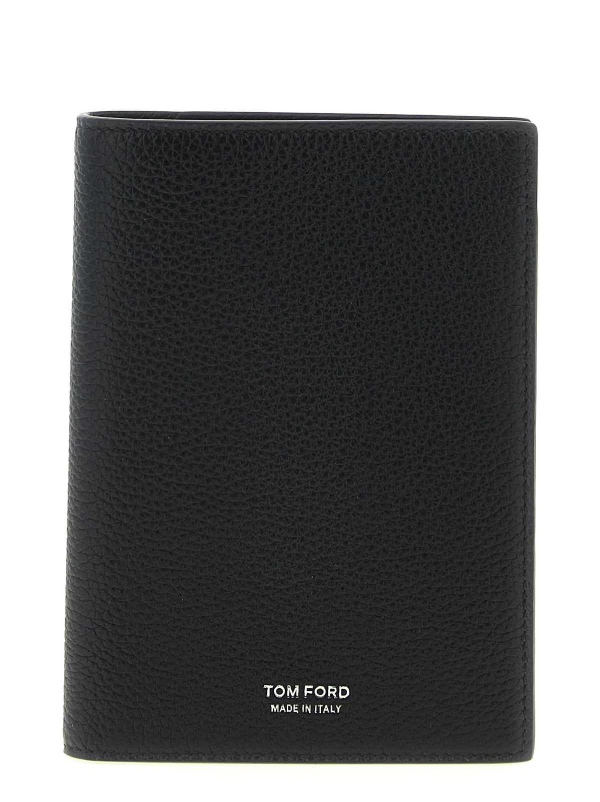 TOM FORD - Hammered leather passport holder