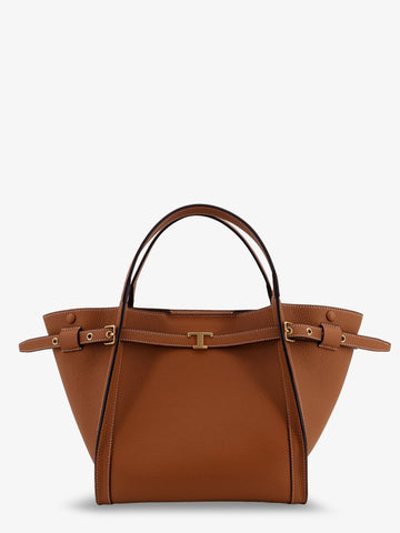TOD'S TOD'S - Hammered leather shopping bag