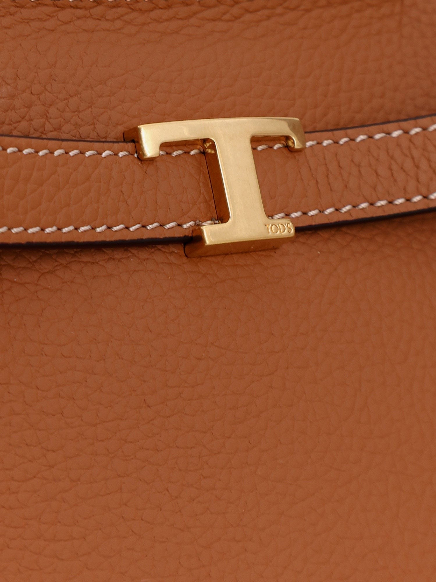 TOD'S TOD'S - Hammered leather shopping bag
