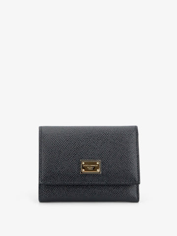 Dolce & Gabbana Hammered leather wallet