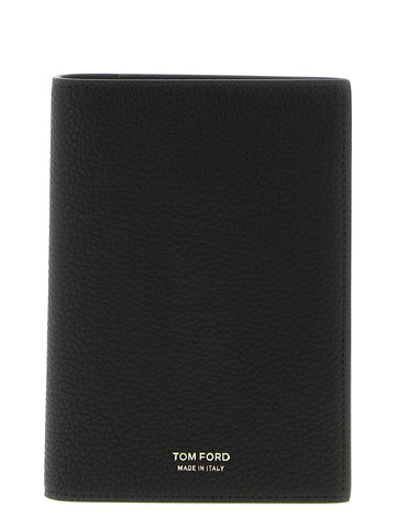 TOM FORD - Hammered passport holder