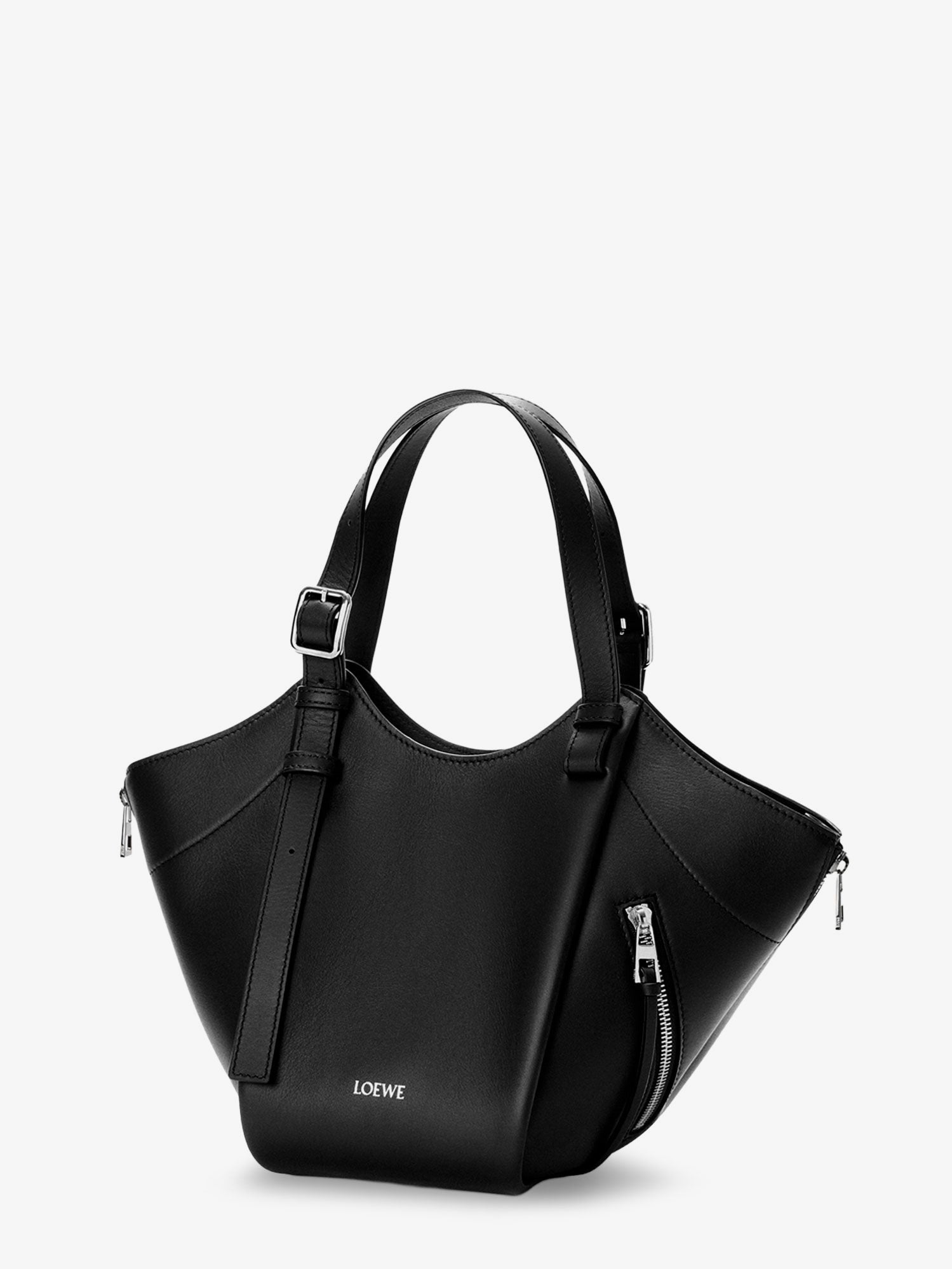 LOEWE - Hammock Flip leather handbag with front lettering logo