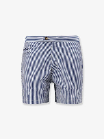 MC2 SAINT BARTH - Harrys nylon swim shorts with striped print harrys-nylon-swim-shorts-with-striped-print