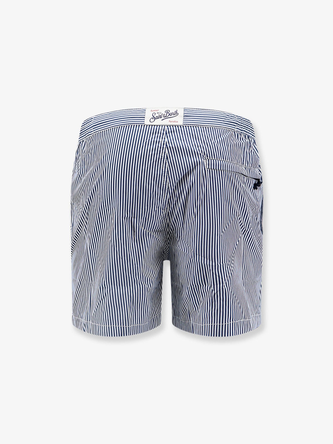 MC2 SAINT BARTH - Harrys nylon swim shorts with striped print harrys-nylon-swim-shorts-with-striped-print