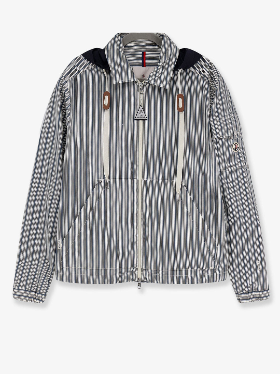 Moncler Havas striped cotton jacket