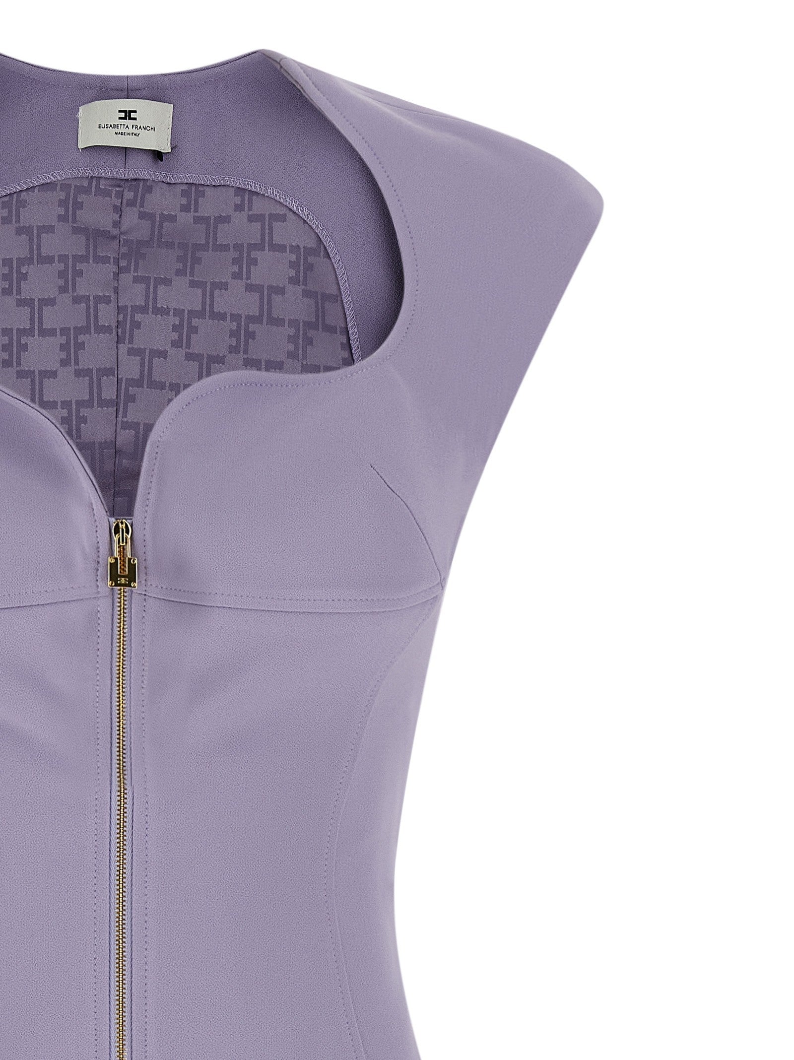 Elisabetta Franchi - Heart-shaped neckline dress heart-shaped-neckline-dress_958223b4-3190-46fb-b1f2-7028e7cb6012