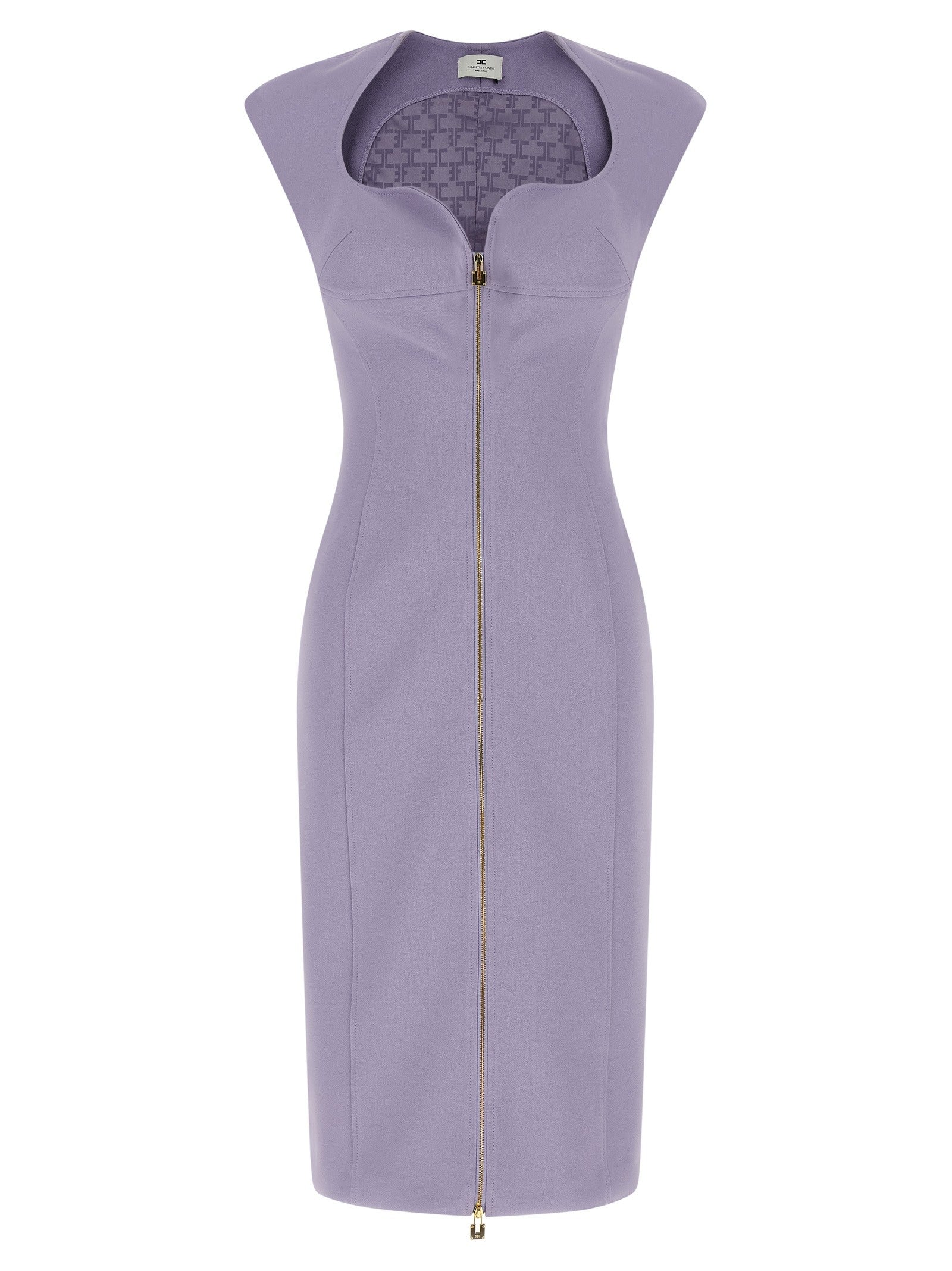 Elisabetta Franchi - Heart-shaped neckline dress heart-shaped-neckline-dress_f172d3ad-def3-4071-bfcf-0044c7633f45