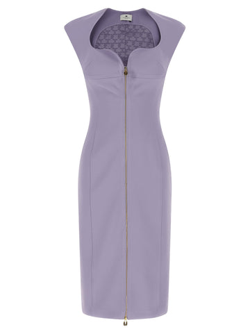 Elisabetta Franchi - Heart-shaped neckline dress heart-shaped-neckline-dress_f172d3ad-def3-4071-bfcf-0044c7633f45