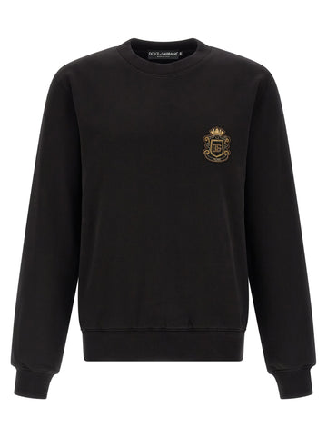 Dolce & Gabbana - Heraldic patch sweatshirt