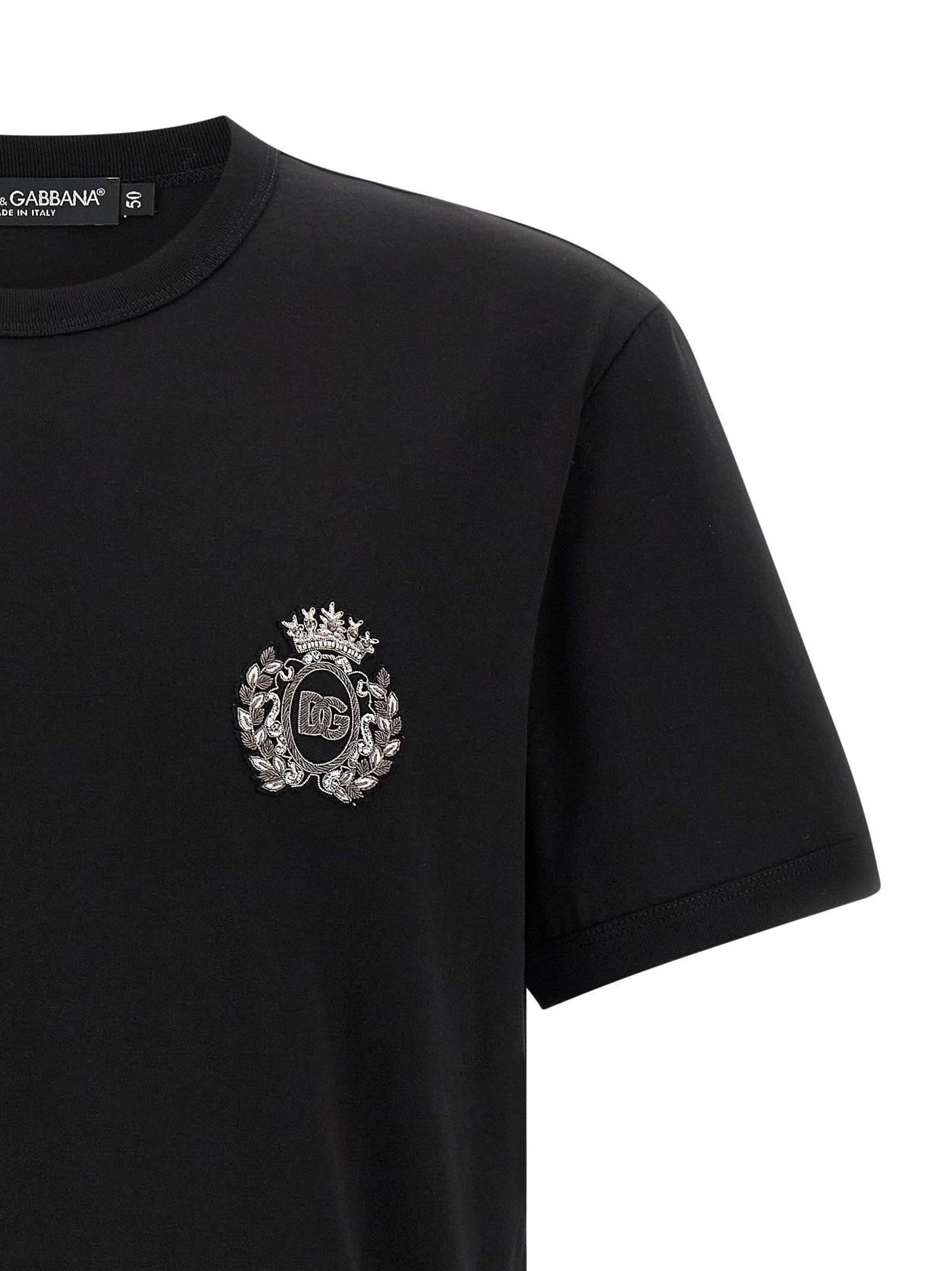 Dolce & Gabbana - Heraldic patch t-shirt