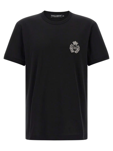 Dolce & Gabbana - Heraldic patch t-shirt
