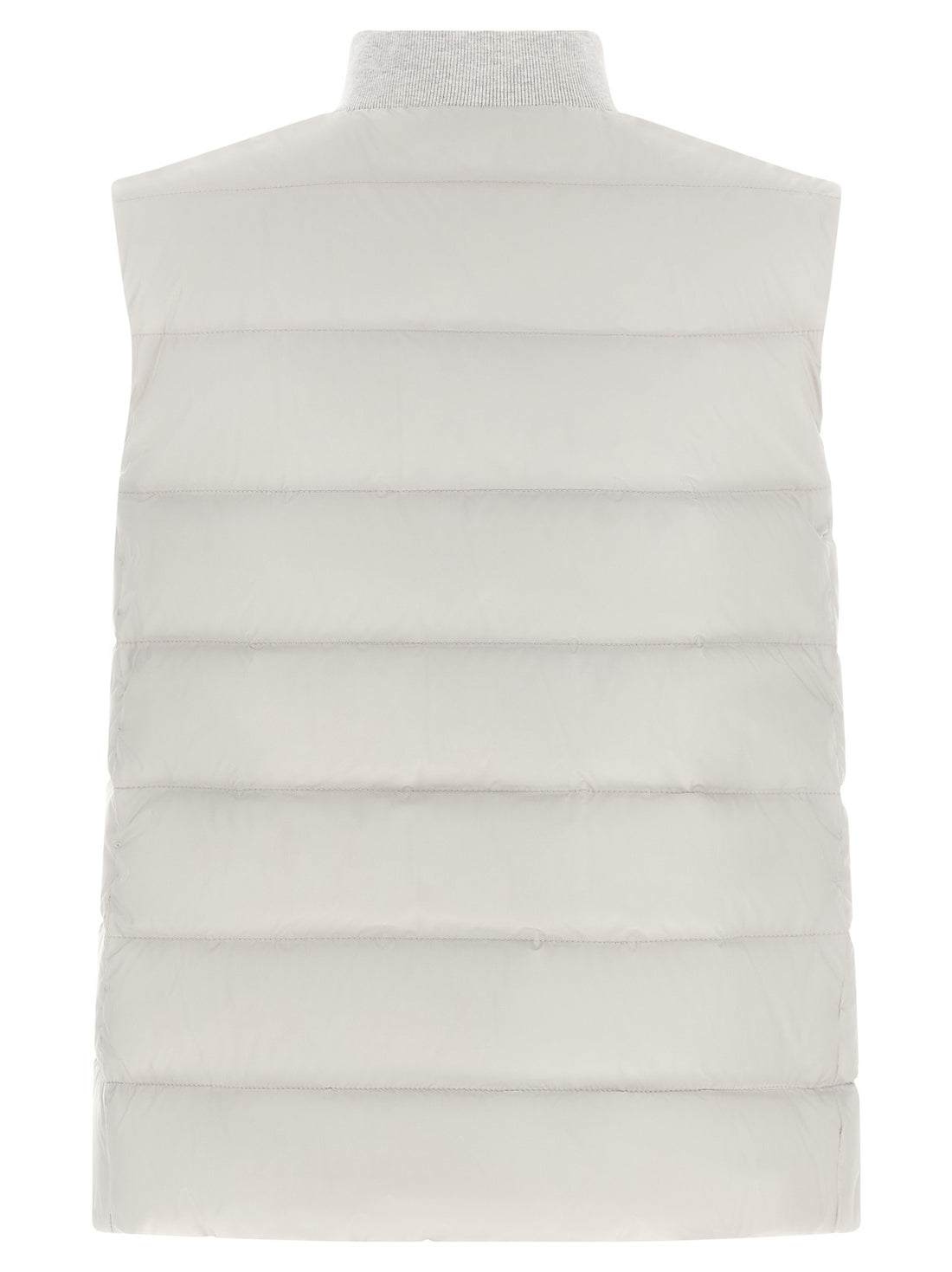 Brunello Cucinelli - Heraldic patch vest gray