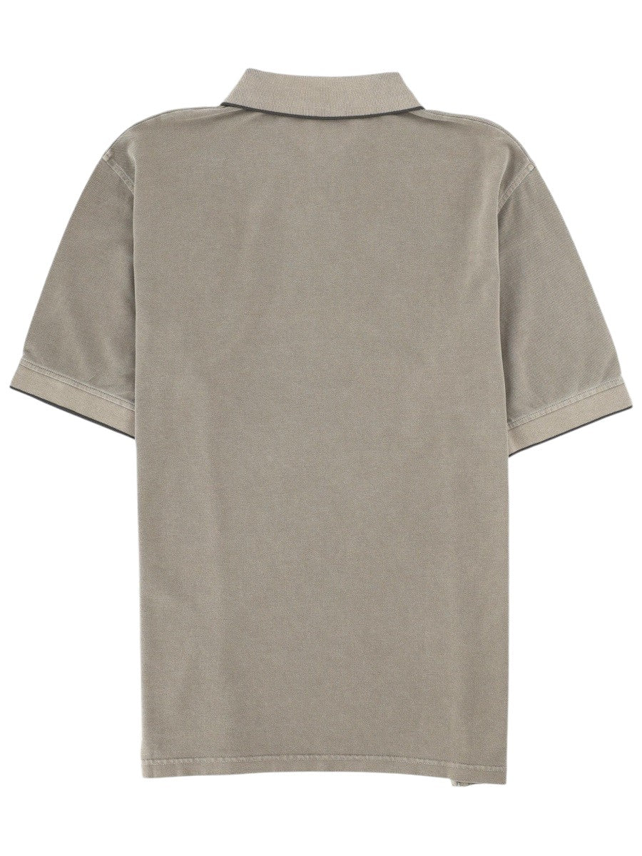 Herno - Logo Polo Shirt - Sage Green herno-logo-polo-shirt-sage-green-front-jpg
