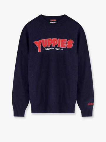 Heron Light sweater with Yuppies I Giovani di Successo embroidery