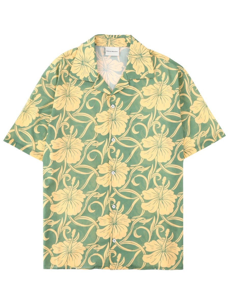 Drole De Monsieur Drole De Monsieur - "HIBISCUS MONOGRAMME" SHIRT